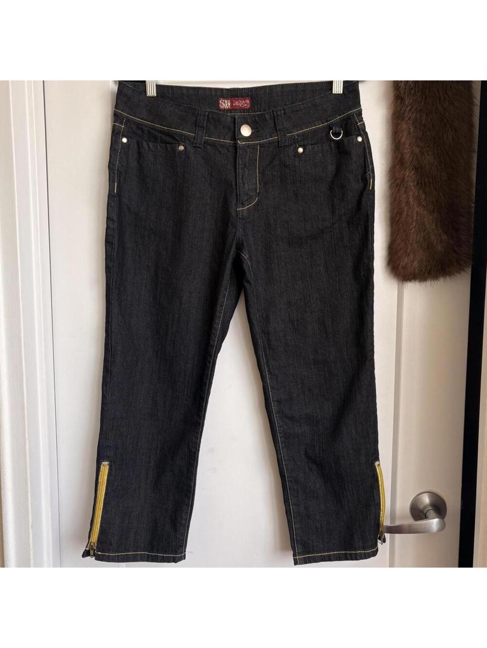 VINTAGE Y2K SB DENIM CAPRI PANTS